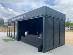 Vista 24.4 m² Open Backyard Studio - DIY Cube 3×4 + 3×4 m