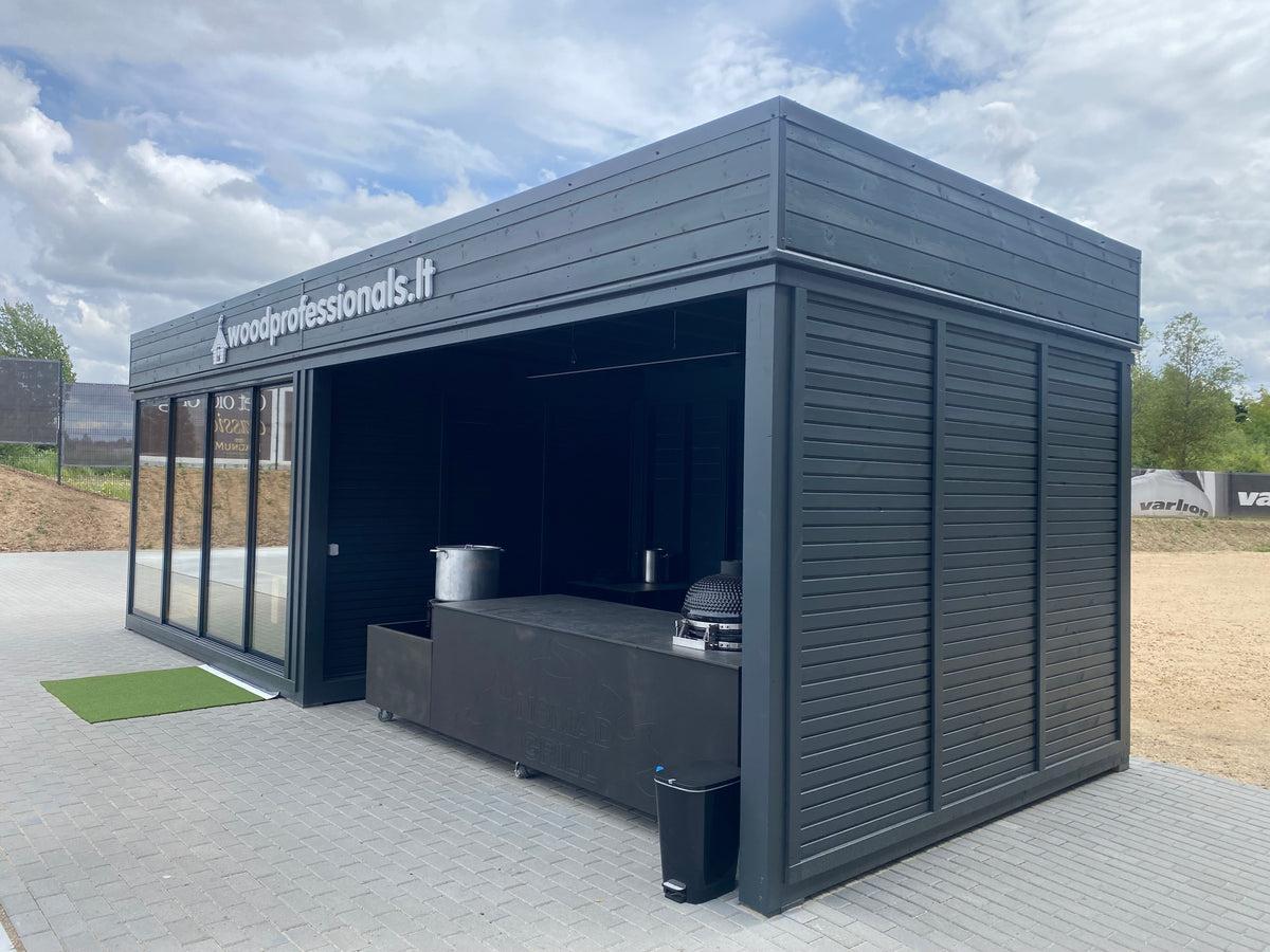 Vista 24.4 m² Open Backyard Studio - DIY Cube 3×4 + 3×4 m