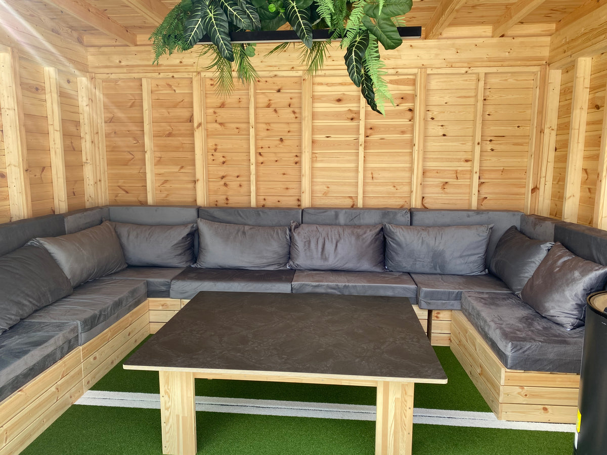 Vista 24.4 m² Open Backyard Studio - DIY Cube 3×4 + 3×4 m
