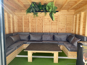 Vista 24.4 m² Open Backyard Studio - DIY Cube 3×4 + 3×4 m