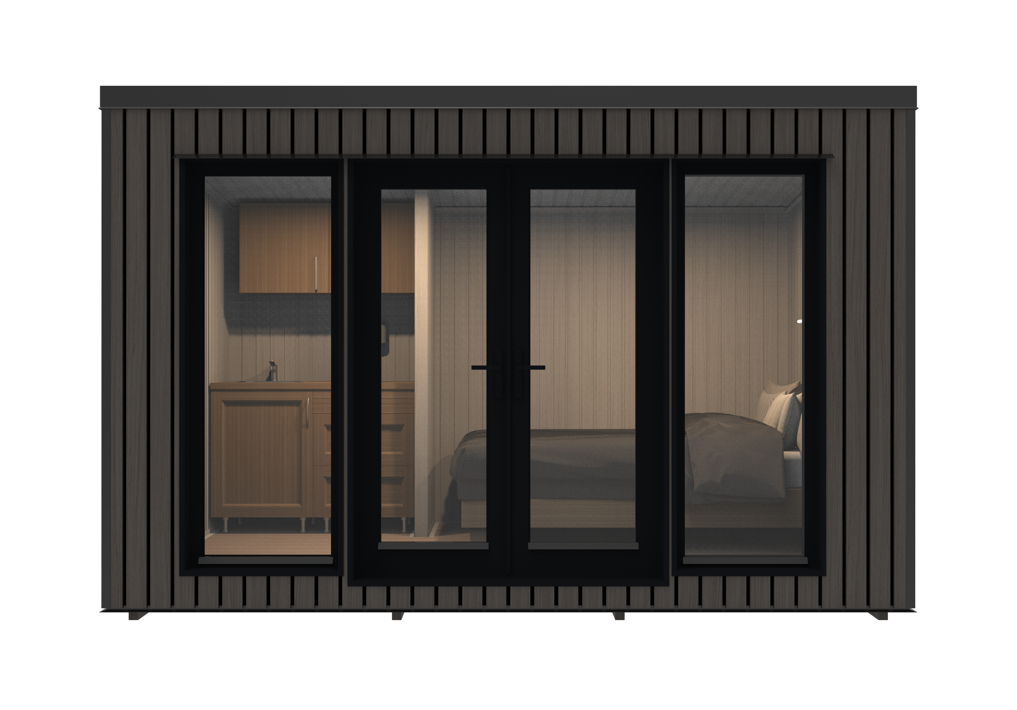Aspen 7.12 m² Mo-House - 2.3 × 3.9 m Insulated Backyard Room