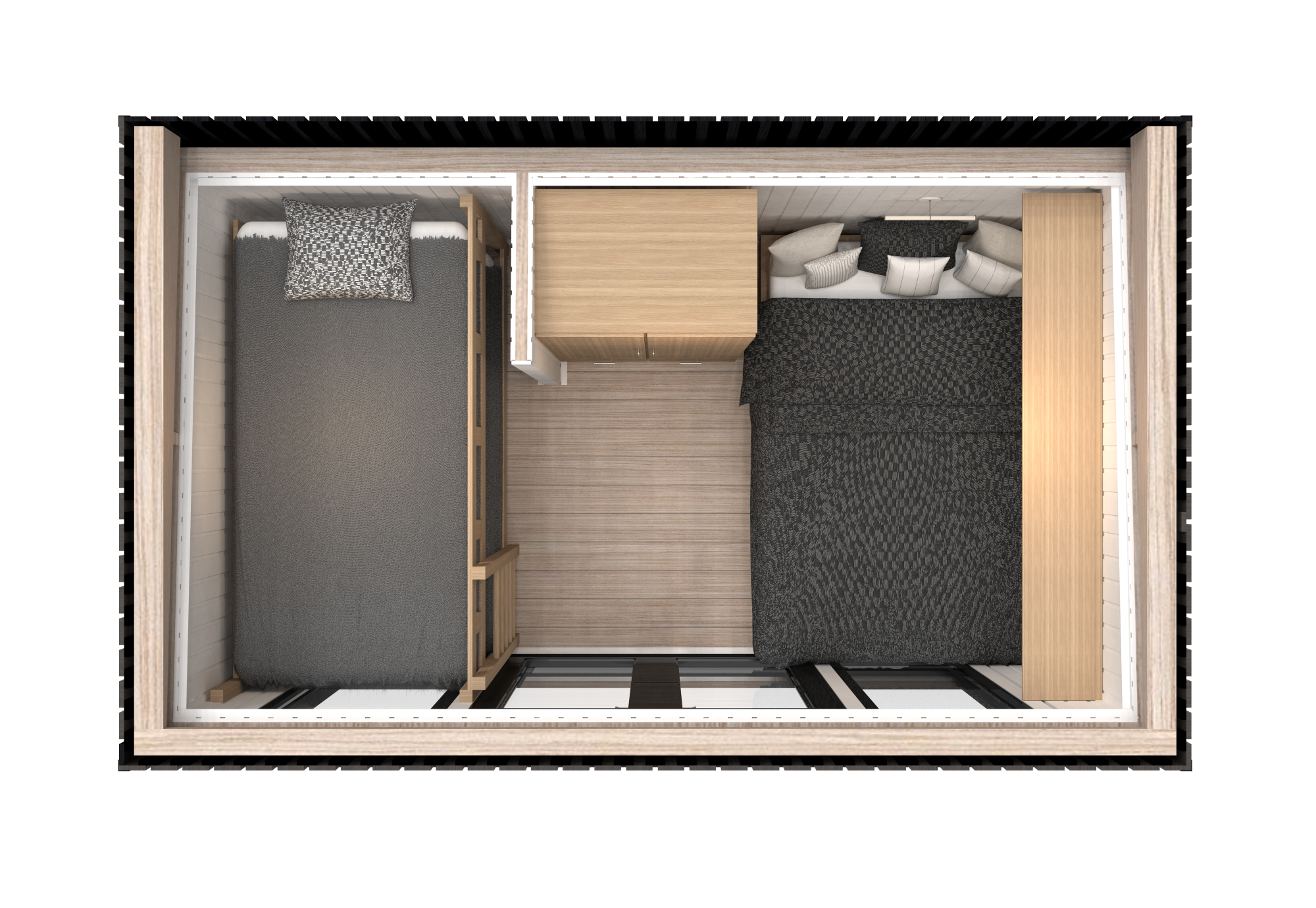 Aspen 7.12 m² Mo-House - 2.3 × 3.9 m Insulated Backyard Room