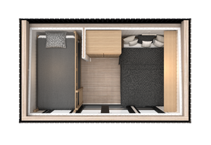 Aspen 7.12 m² Mo-House - 2.3 × 3.9 m Insulated Backyard Room