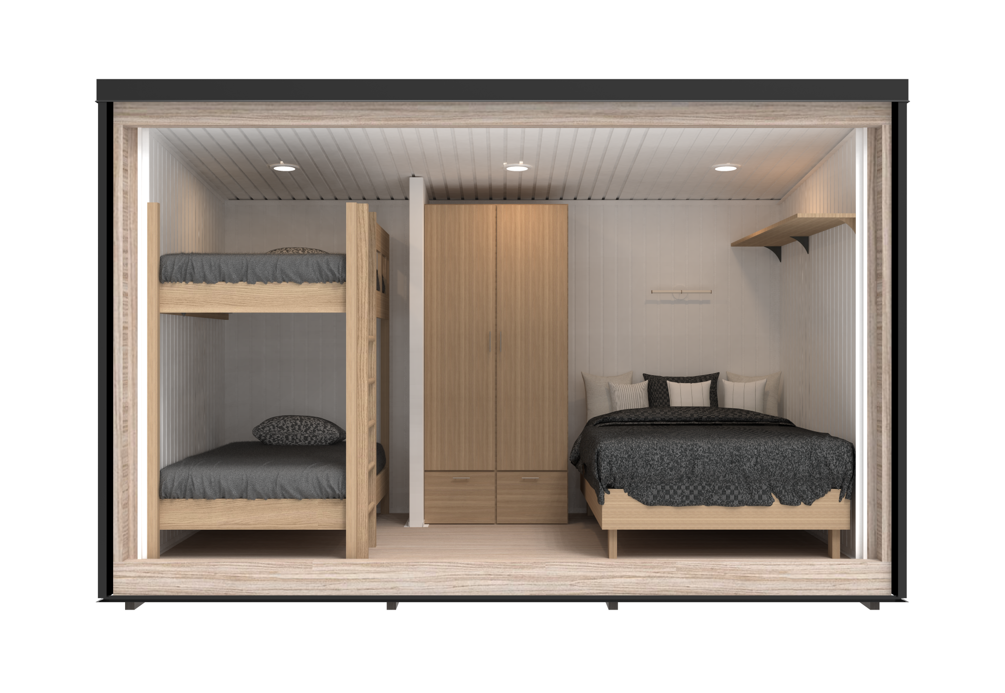 Aspen 7.12 m² Mo-House - 2.3 × 3.9 m Insulated Backyard Room
