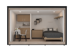 Aspen 7.12 m² Mo-House - 2.3 × 3.9 m Insulated Backyard Room