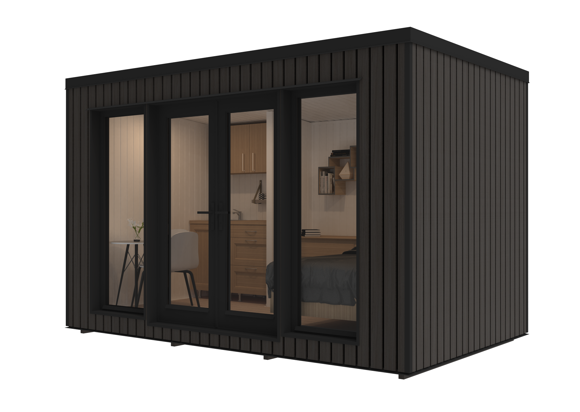 Aspen 7.12 m² Mo-House - 2.3 × 3.9 m Insulated Backyard Room