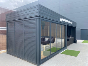 Vista 24.4 m² Open Backyard Studio - DIY Cube 3×4 + 3×4 m