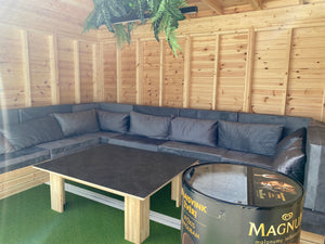 Vista 24.4 m² Open Backyard Studio - DIY Cube 3×4 + 3×4 m