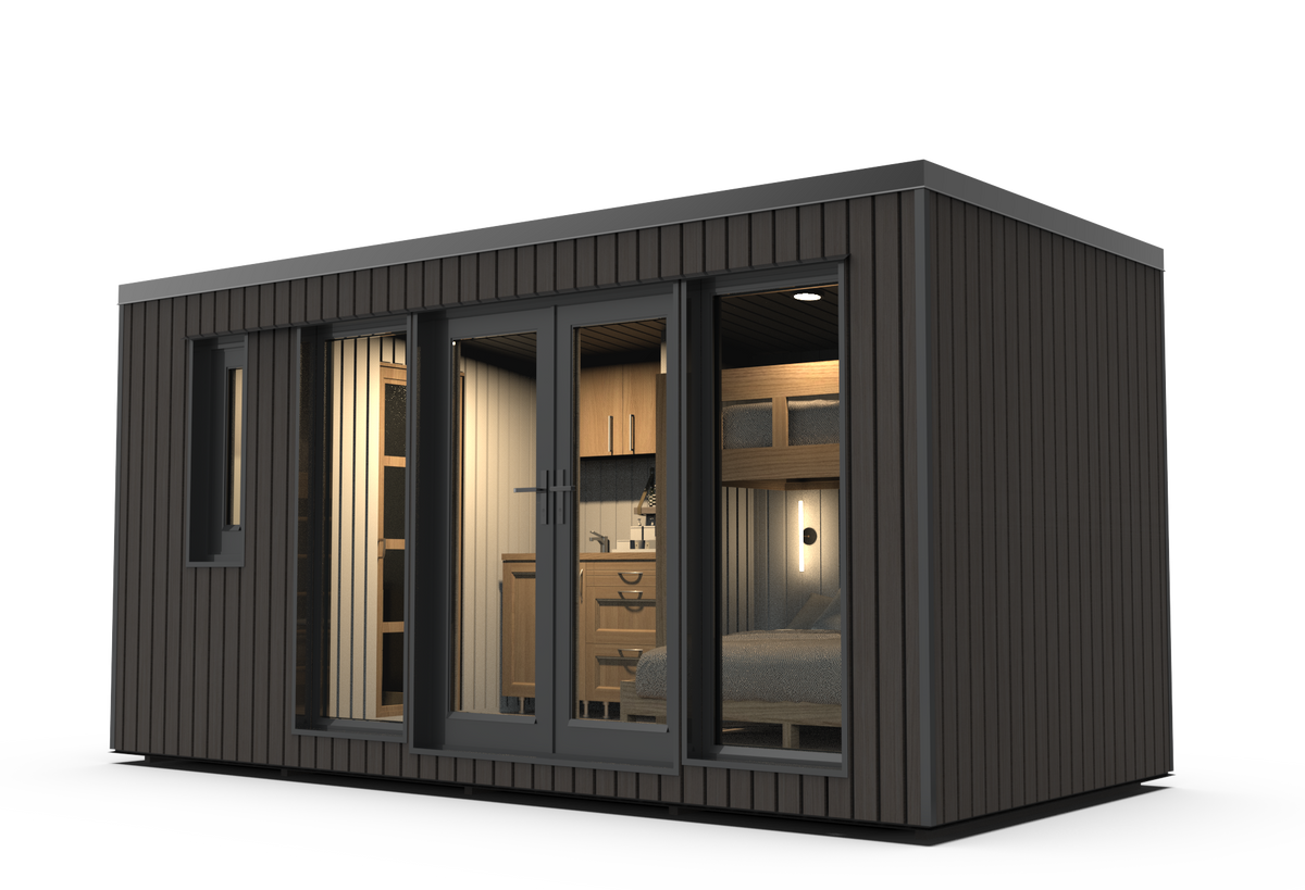 Aspen 9.19 m² Mo-House - 2.3 × 4.9 m Insulated Backyard Room