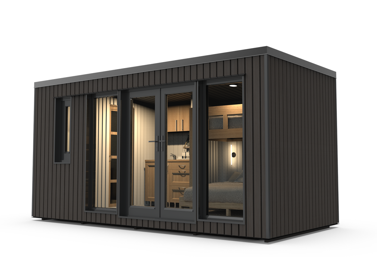 Aspen 9.19 m² Mo-House - 2.3 × 4.9 m Insulated Backyard Room