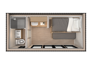 Aspen 9.19 m² Mo-House - 2.3 × 4.9 m Insulated Backyard Room