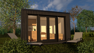 Aspen 7.12 m² Mo-House - 2.3 × 3.9 m Insulated Backyard Room