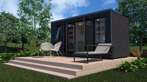 Aspen 9.19 m² Mo-House - 2.3 × 4.9 m Insulated Backyard Room