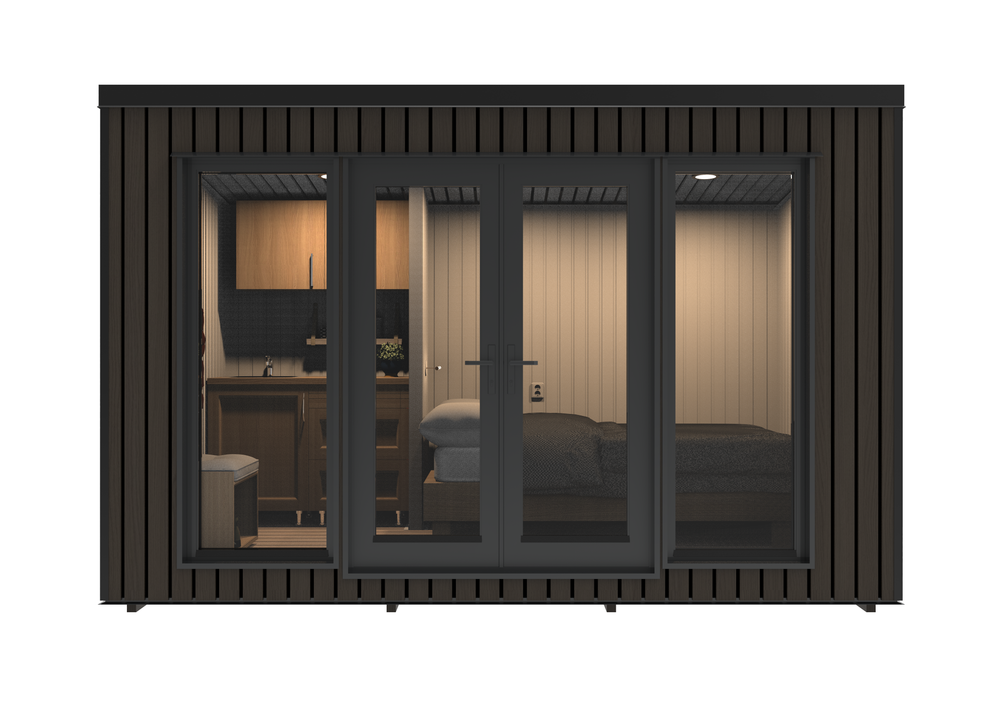 Aspen 7.12 m² Mo-House - 2.3 × 3.9 m Insulated Backyard Room