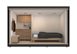 Aspen 7.12 m² Mo-House - 2.3 × 3.9 m Insulated Backyard Room