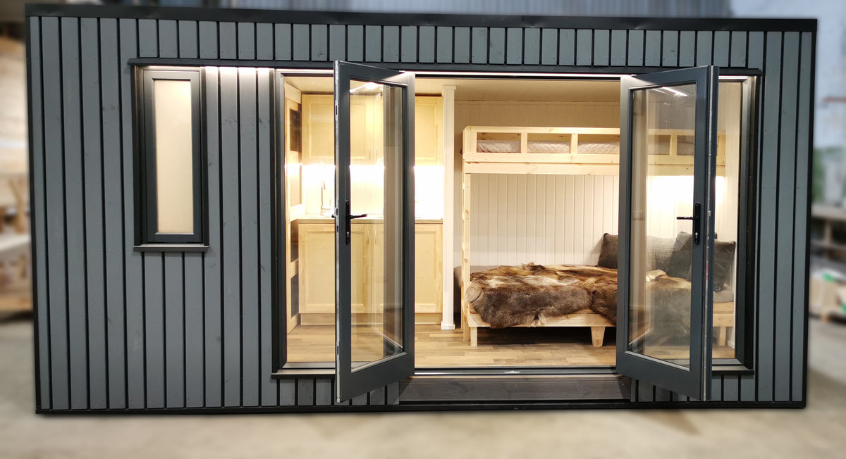 Aspen 9.19 m² Mo-House - 2.3 × 4.9 m Insulated Backyard Room
