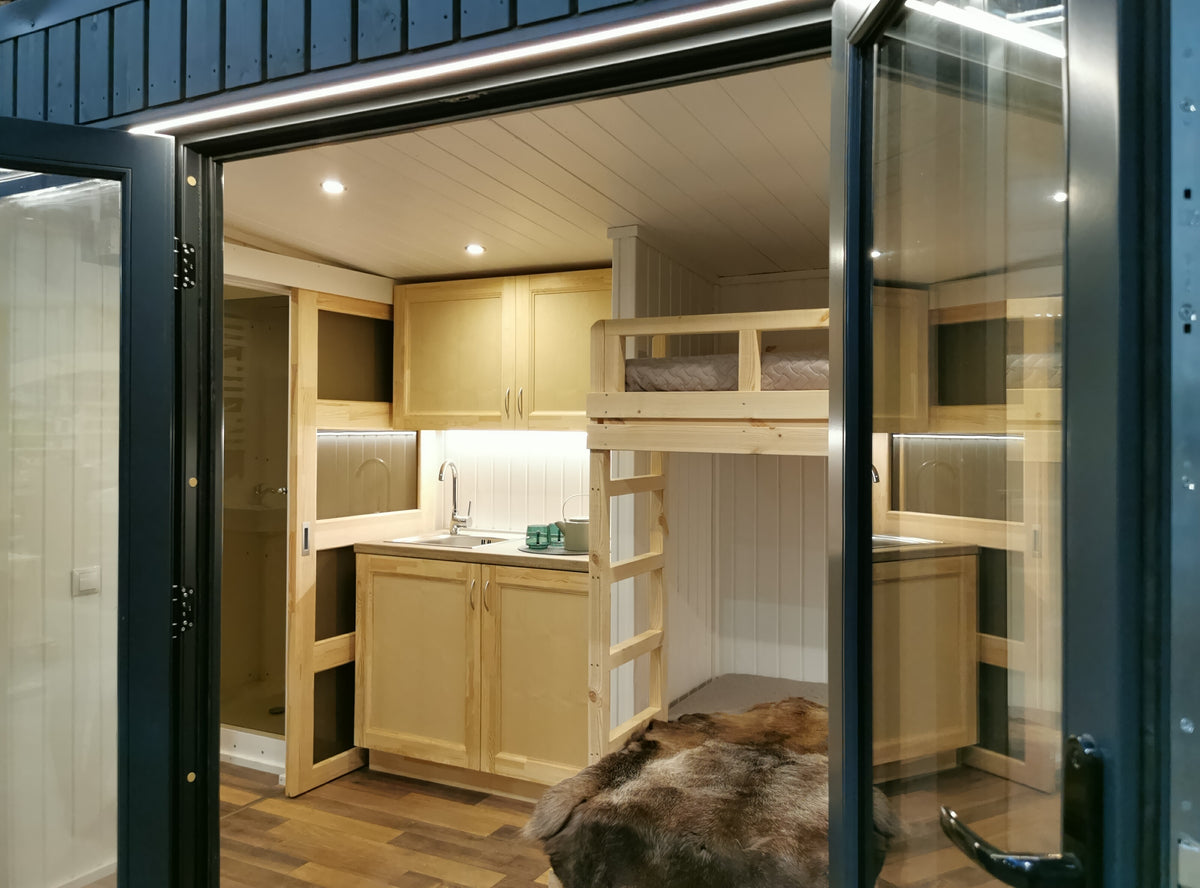 Aspen 9.19 m² Mo-House - 2.3 × 4.9 m Insulated Backyard Room