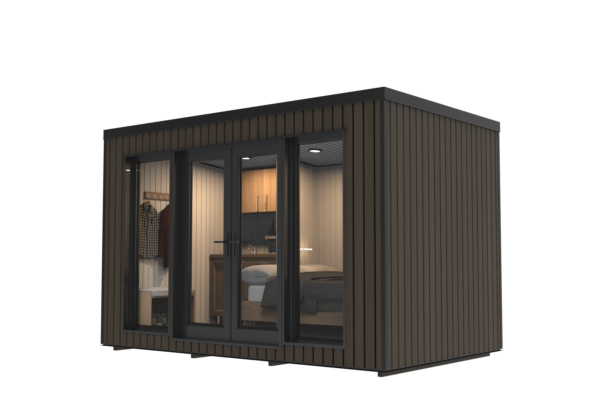 Aspen 7.12 m² Mo-House - 2.3 × 3.9 m Insulated Backyard Room