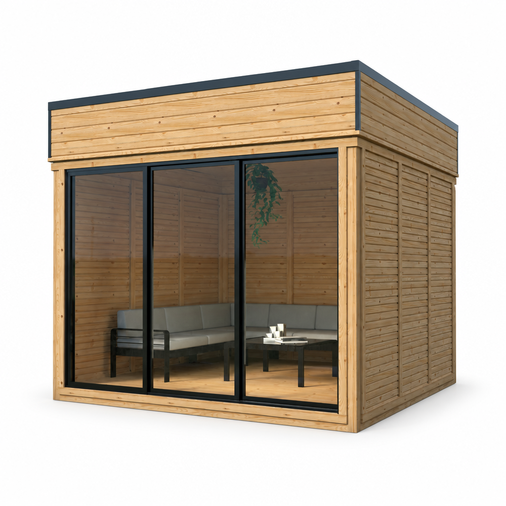 Haven 9.2 m² Enclosed Backyard Studio - DIY Cube 3×3 m