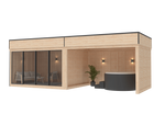 Vista 24.4 m² Open Backyard Studio - DIY Cube 3×4 + 3×4 m