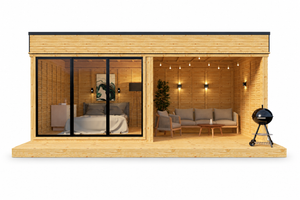 Vista 18.4 m² Open Backyard Studio - DIY Cube 3×3 + 3×3 m