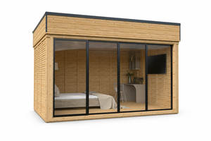 Haven 12.2 m² Enclosed Backyard Studio - DIY Cube 3×4 m